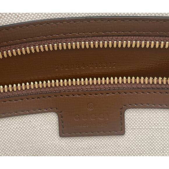 $2050 NEW GUCCI GG ZIP CROSSBODY WRISTLET LARGE BAG UNISEX AUTHENTIC! - Picture 14 of 14